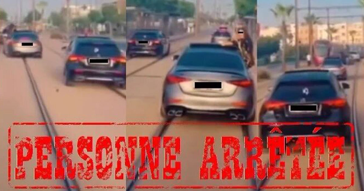 Casablanca: enquête judiciaire pour interpeller des automobilistes ayant entravé le transport en commun en empruntant la voie du tramway