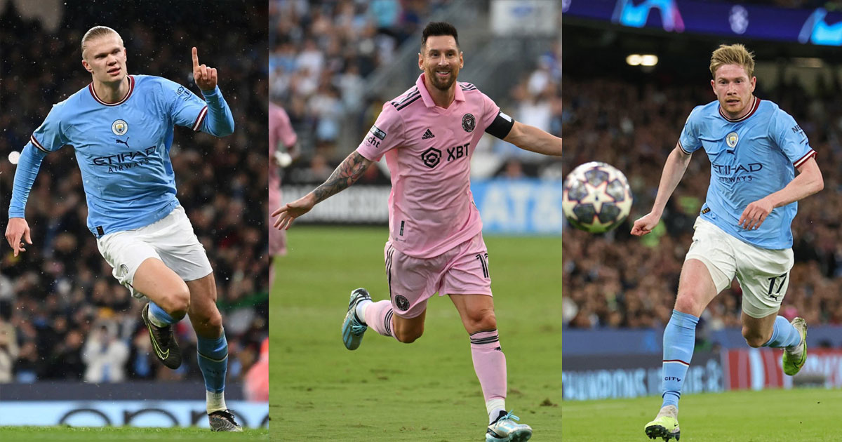 Joueur UEFA 2022-2023:Messi, De Bruyne et Haaland nommés