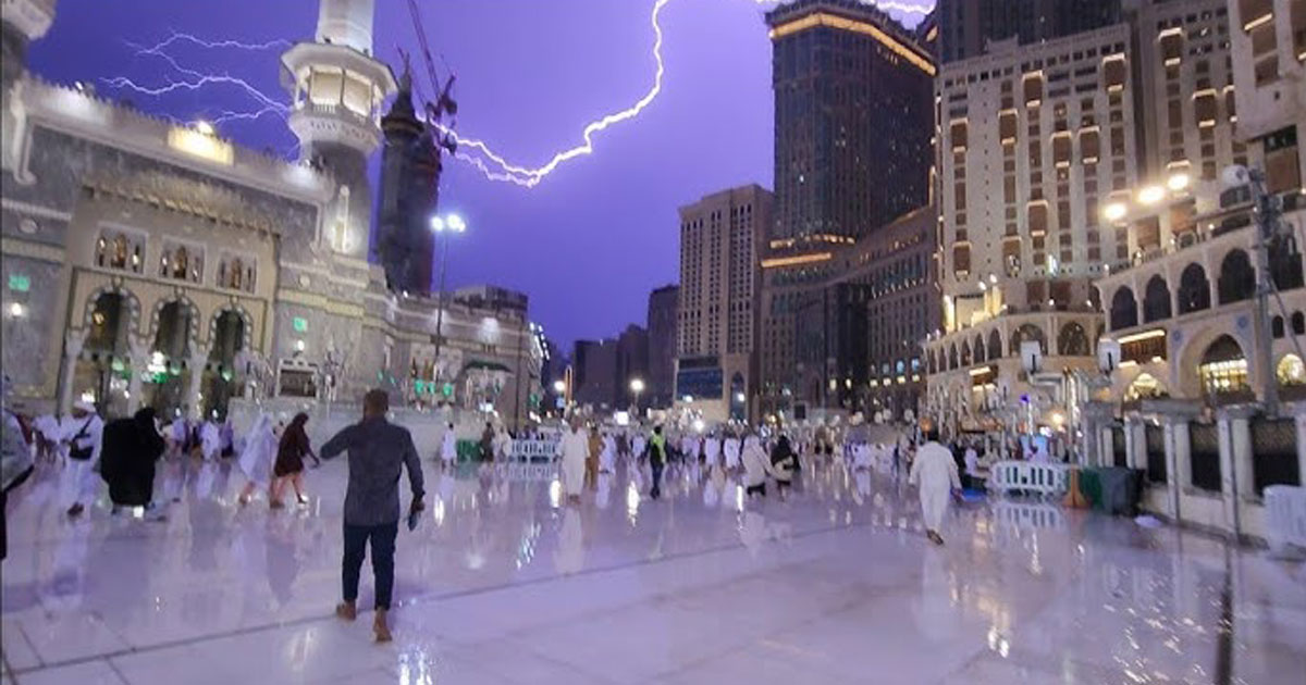 En Arabie Saoudite, La Mecque balayée par une violente tempête