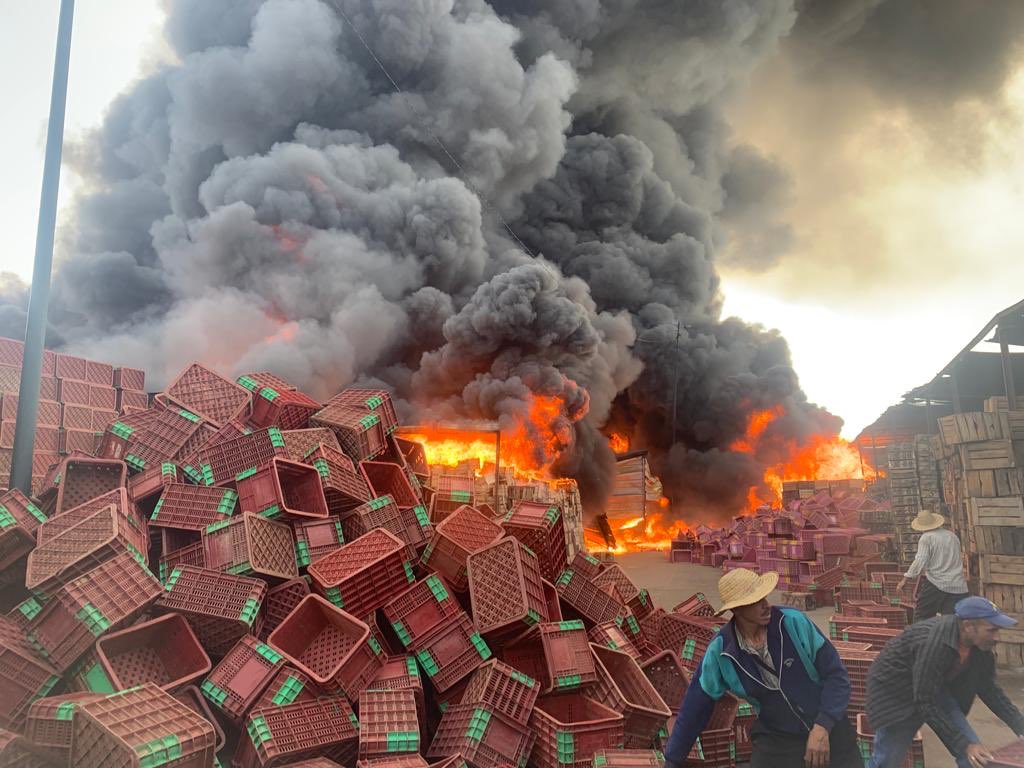 marrakech incendie marche de gros (2)