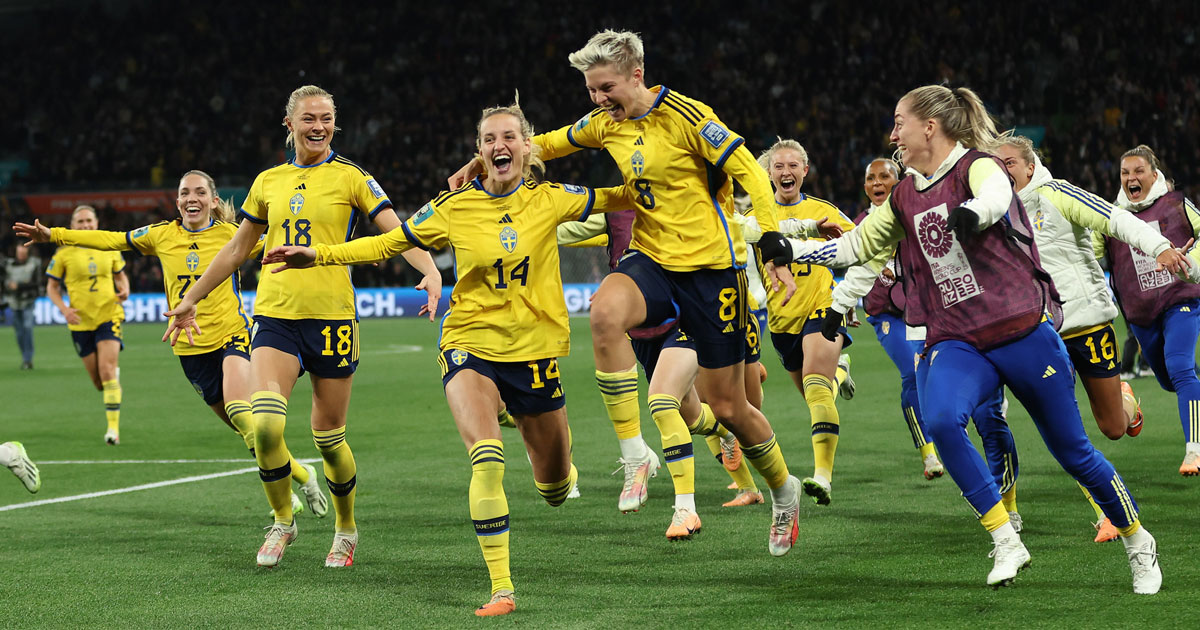 Mondial féminin: les doubles tenantes américaines sorties dès les 8es par la Suède