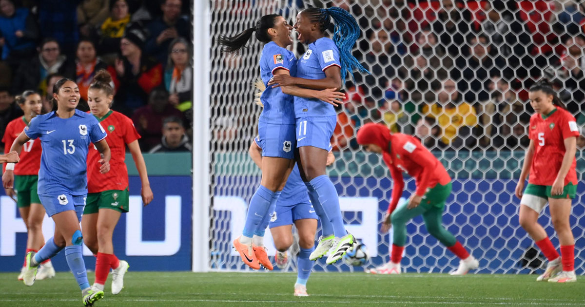Mondial féminin: lourde défaite des Lionnes de l'Atlas face aux Bleues en 8es de finale