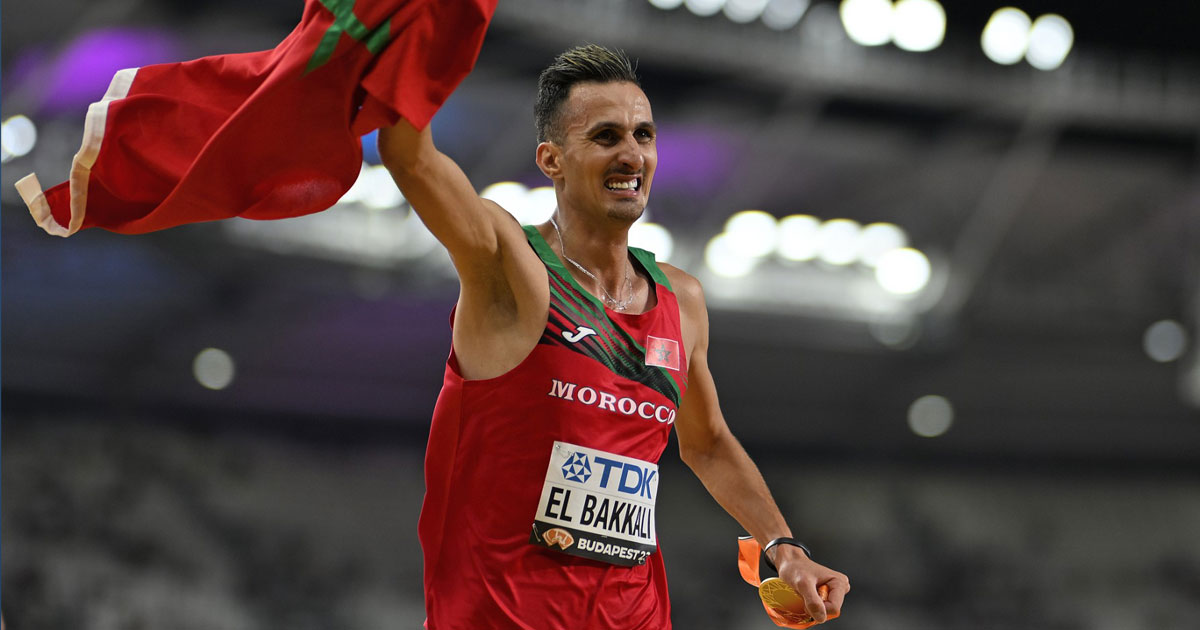Mondiaux d'athlétisme (Budapest-2023) : Soufiane El Bakkali dédie sa médaille d’or à SM le Roi Mohammed VI