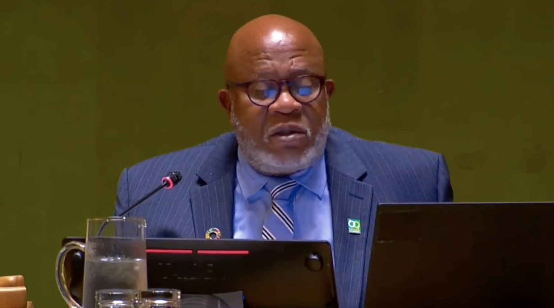 Dennis Francis, président de l'assemblée générale des Nations Unies