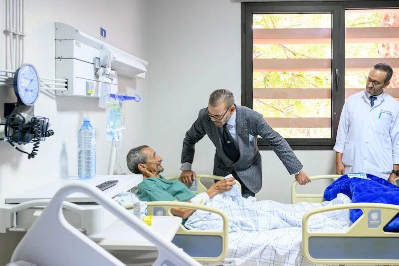 seisme au maroc le roi mohammed vi se rend au chevet des victimes 1