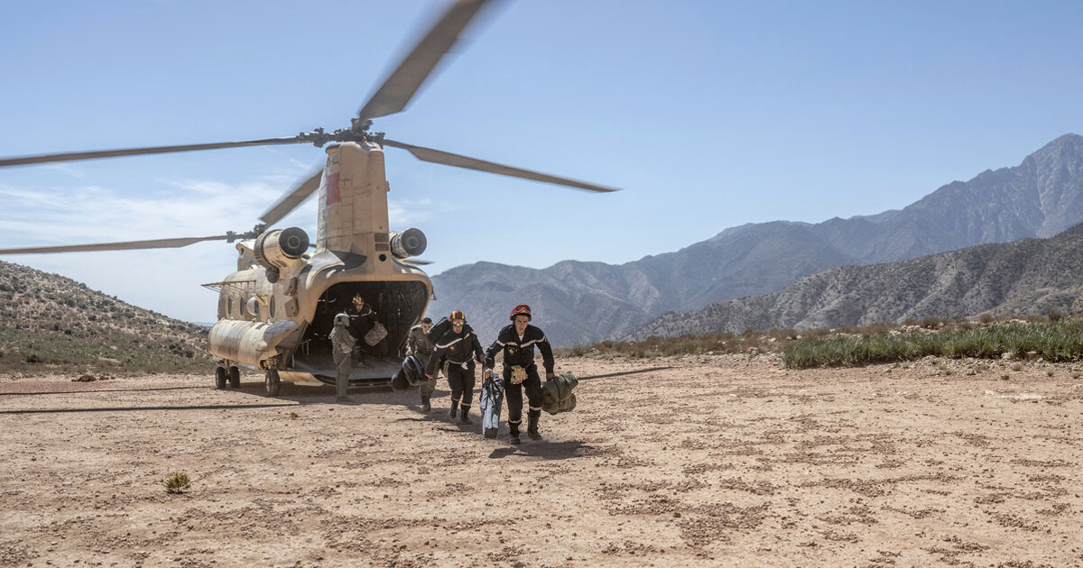 seisme d al haouz marrakech maroc intervention far protection civile