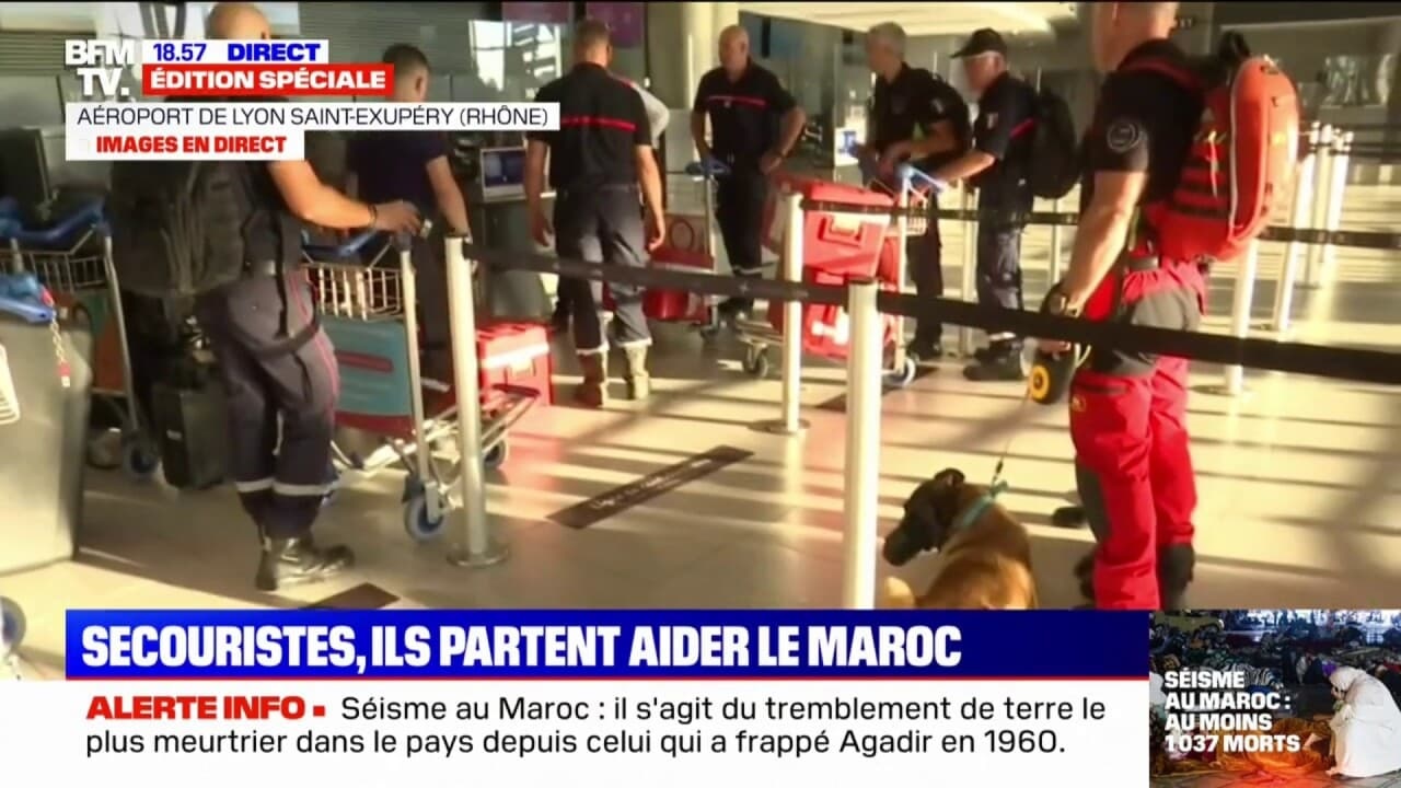 Séisme: une équipe de secouristes français bénévoles arrive au Maroc