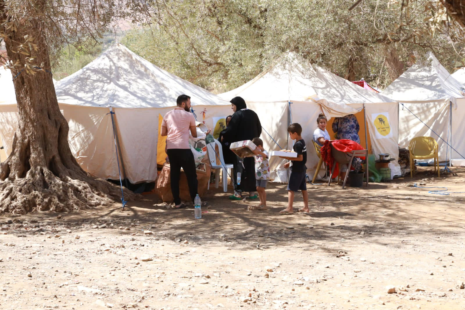 tentes fondation mohammed v pour la solidarite