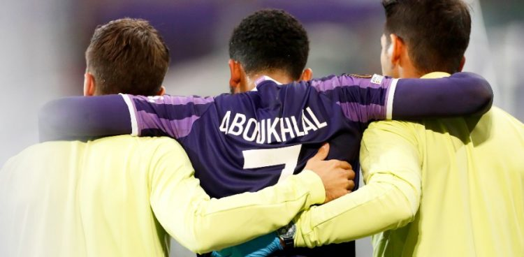 Zakaria Aboukhlal lors de sortie sur blessure en septembre dernier.
