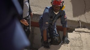Sauveteur qatari à Imintala