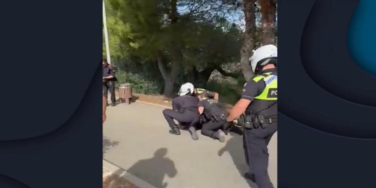 Arrestation de l'immigré marocain par la police espagnole / Capture d'écran