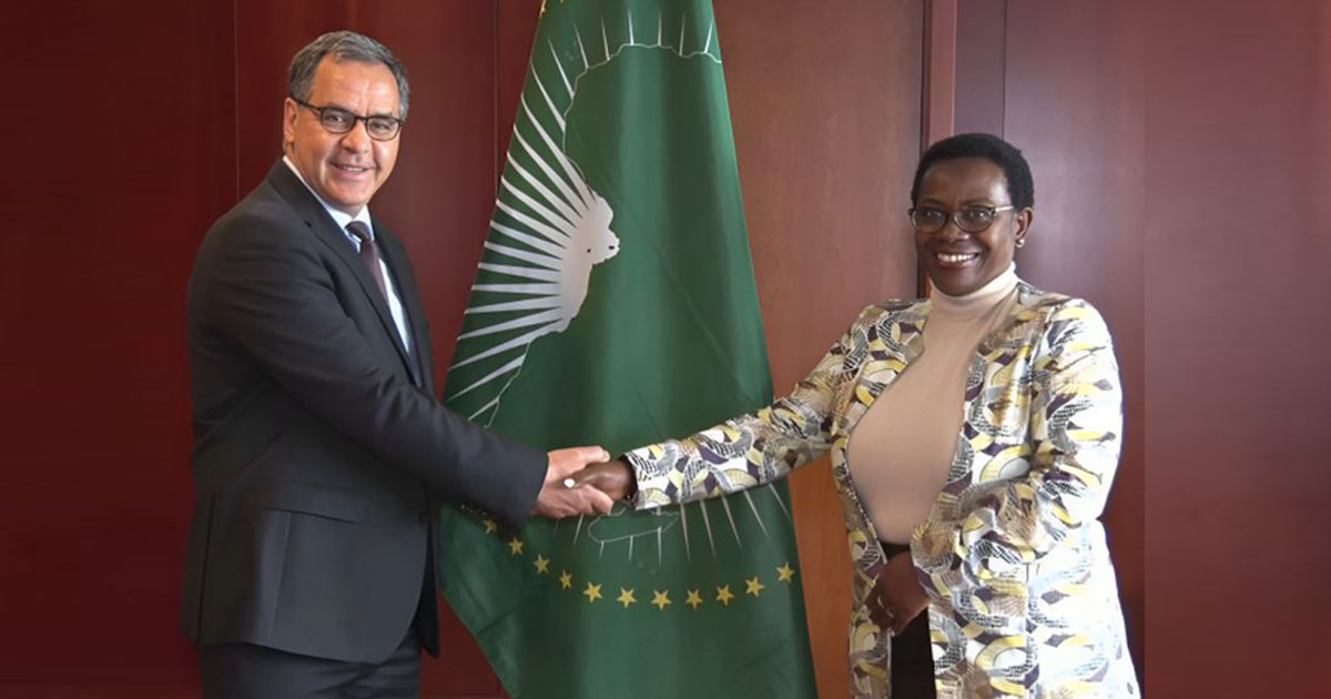 Addis-Abeba: Entretien entre l'Ambassadeur Représentant Permanent du Maroc auprès de l'UA et la vice-présidente de la Commission de l'UA