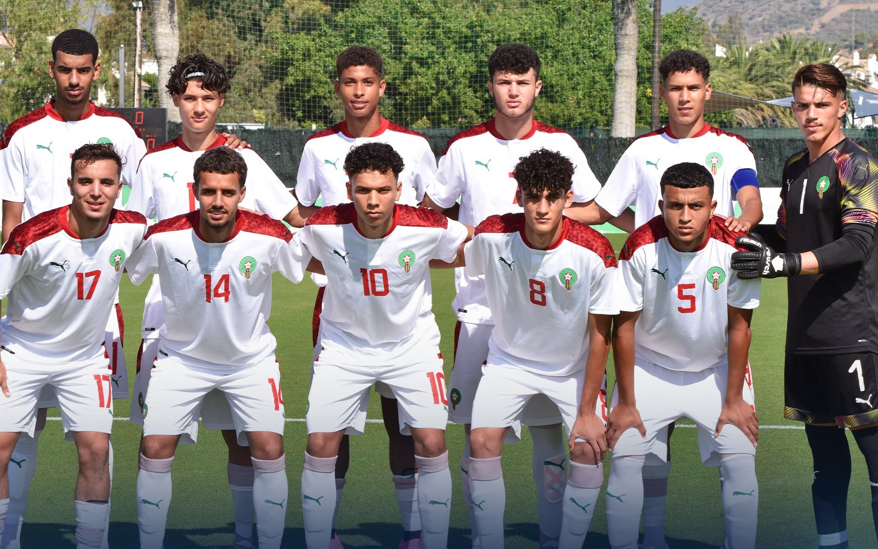 amical u17 maroc coree sud