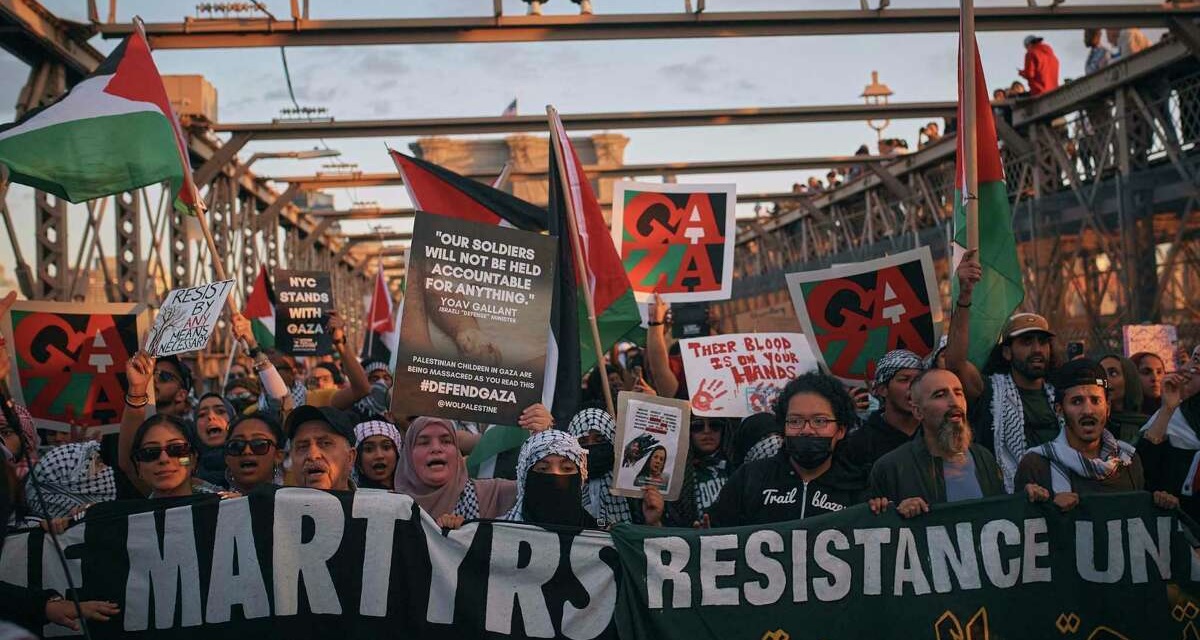 Etat-Unis pro-palestiniens Brooklyn