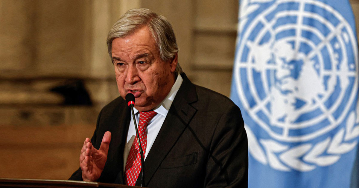 Guterres, Gaza,
