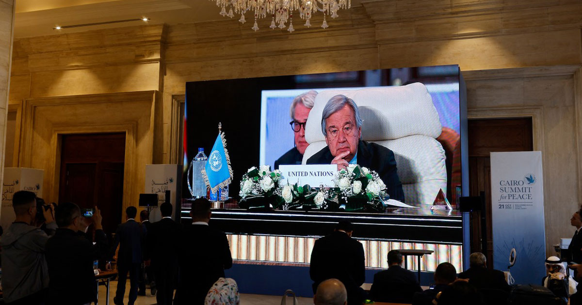 La solution à deux États, seul fondement réaliste de la paix au Moyen-Orient (Guterres)