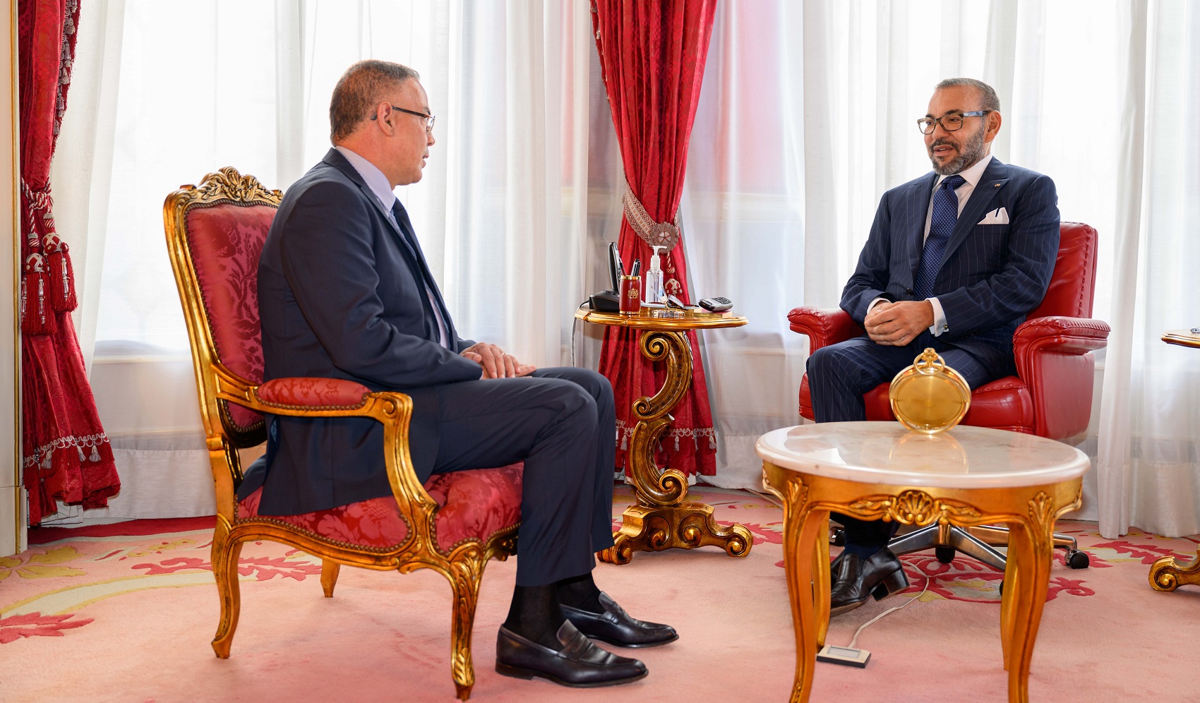 roi mohammed vi faouzi lekjaa map