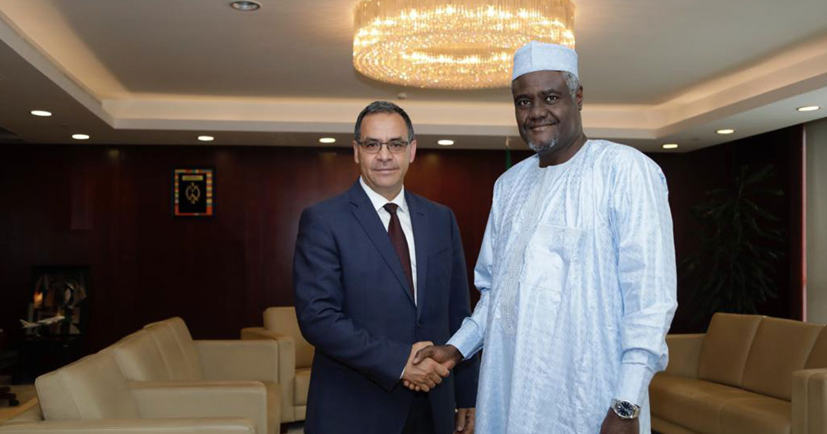 Addis-Abeba: l'Ambassadeur Arrouchi s'entretient avec le président de la Commission de l'Union africaine