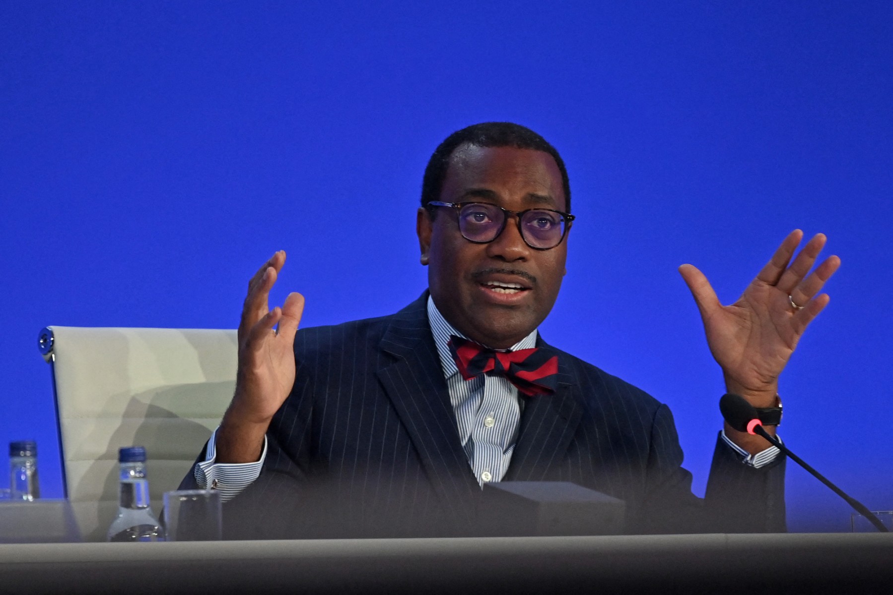 Le président de la Banque africaine de développement (BAD), Akinwumi Adesina,