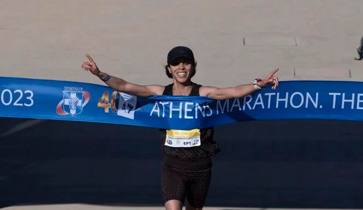 La Marocaine Soukaina Atanane, Marathon d’Athènes,Kényane Caroline Jepchirchir, Kényan Edwin Kiprop Kiptoo, Grecque Gloria Privileggio