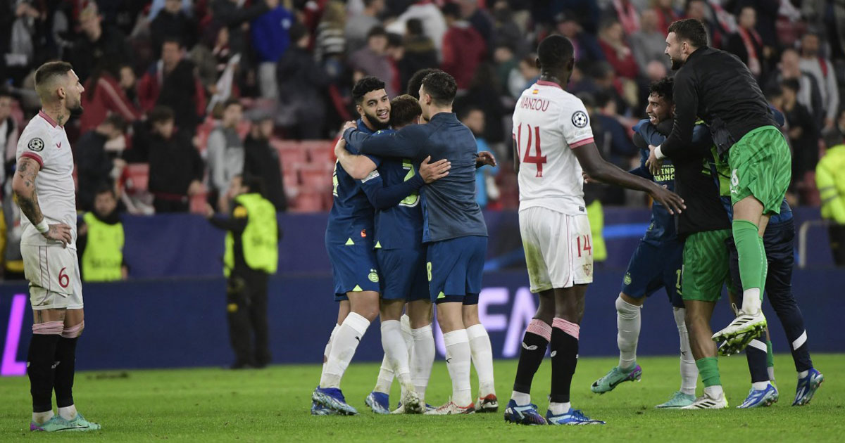 Ligue des champions: le PSV élimine Séville, En-Nesyri buteur malheureux