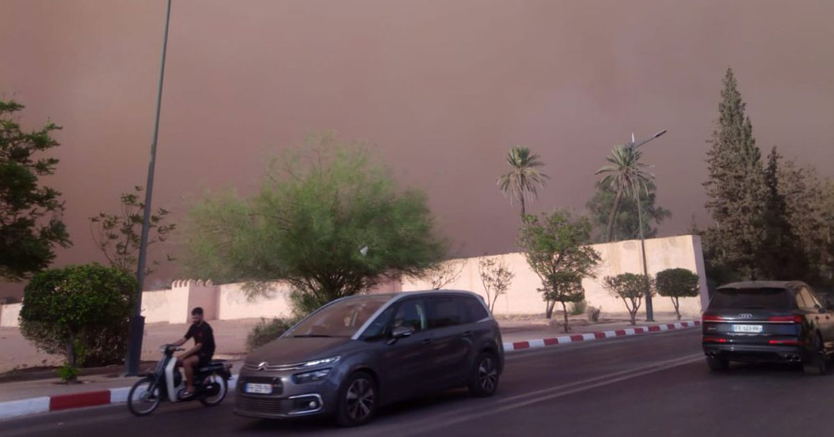 Alerte météo: fortes rafales de vent avec chasse-poussières vendredi au Maroc