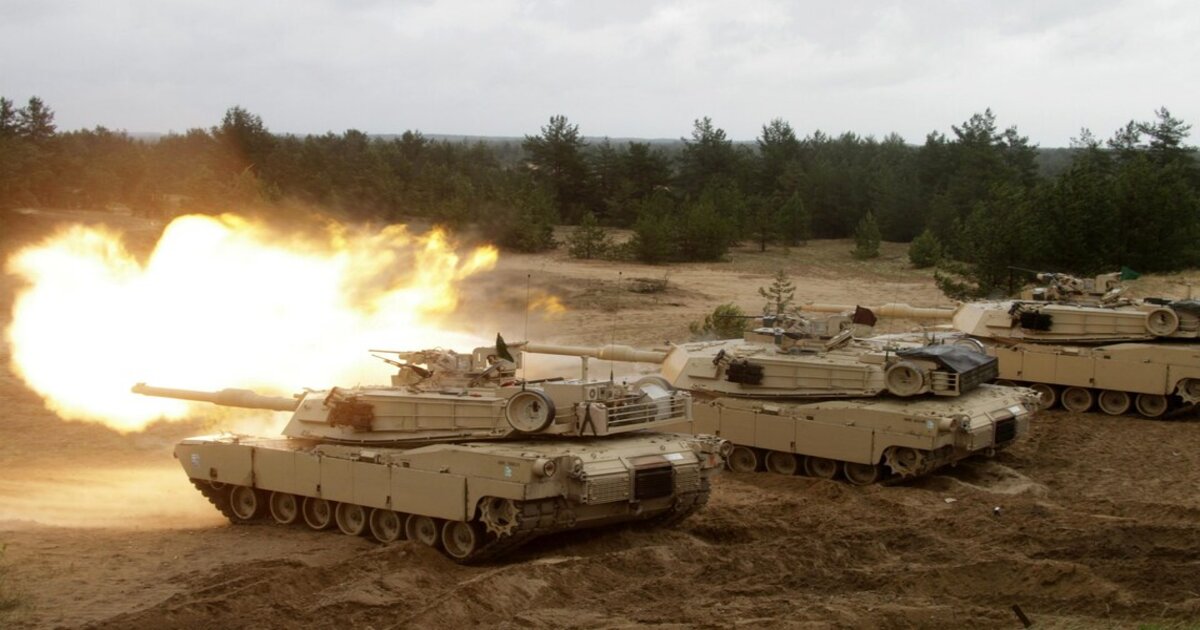 Chars américains Abrams. Photo d'illustration / DR