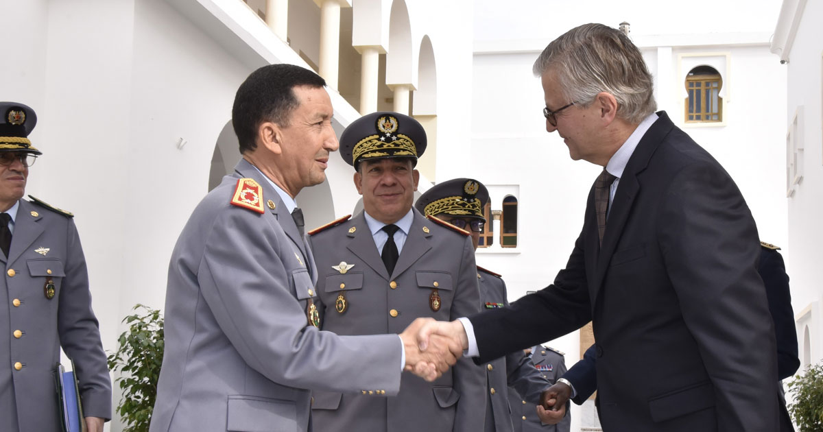 L'inspecteur général des FAR reçoit le chef des opérations de paix de l'ONU