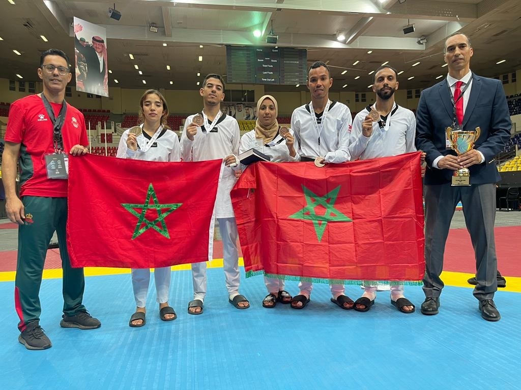para taekwondo equipe maroc jordanie