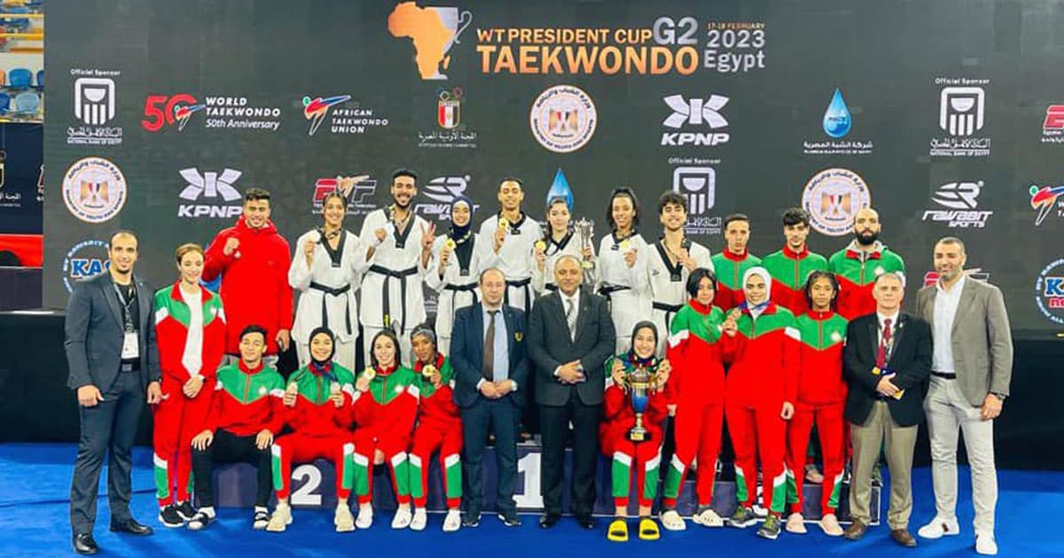Taekwondo: Participation du Maroc aux 20èmes Championnats d'Afrique du 4 au 6 novembre à Abidjan