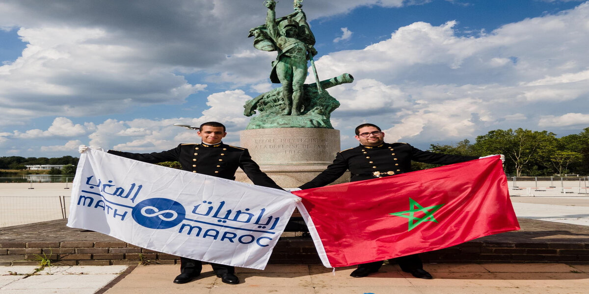 Aymen Echarghaoui et Issam Tauil, deux étudiants marocains à l'Ecole polytechnique de Paris. Crédit photo: DR