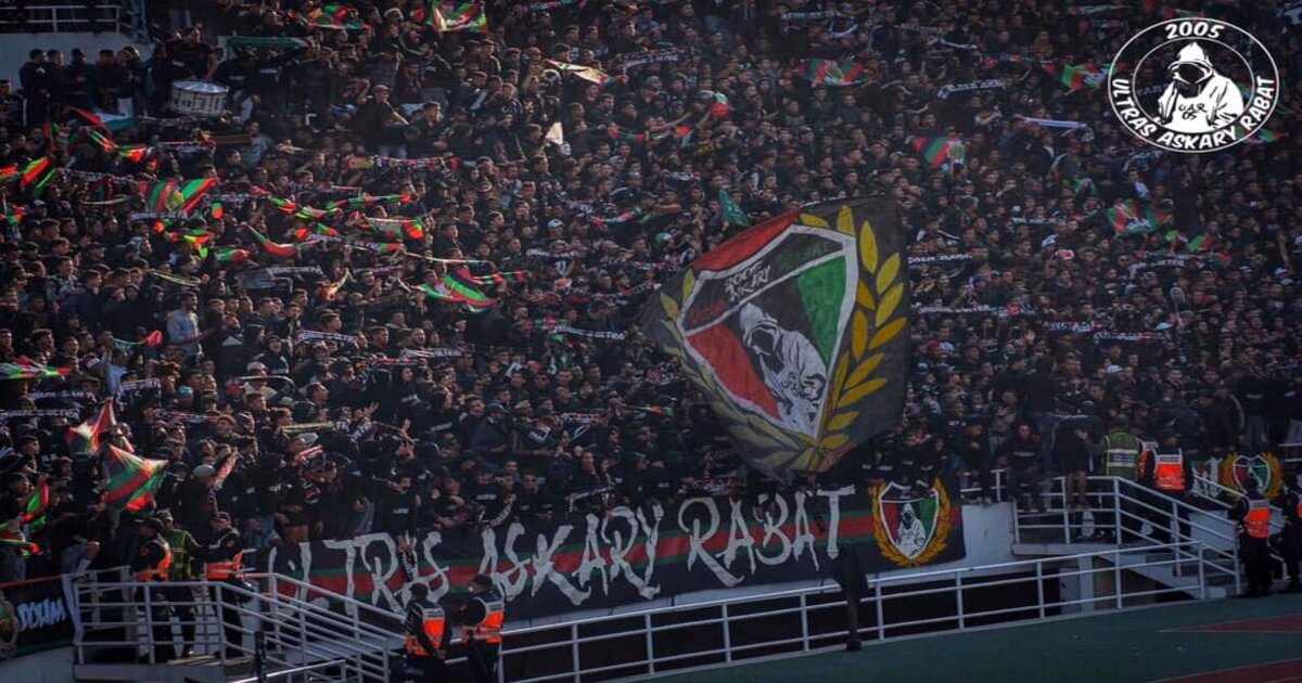 Les supporters du club de la capitale, l'AS FAR.