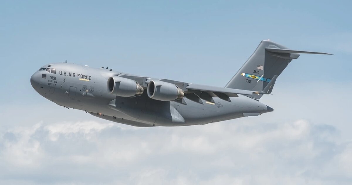 Boeing C17 Globemaster de l'US Air Force. ©DR