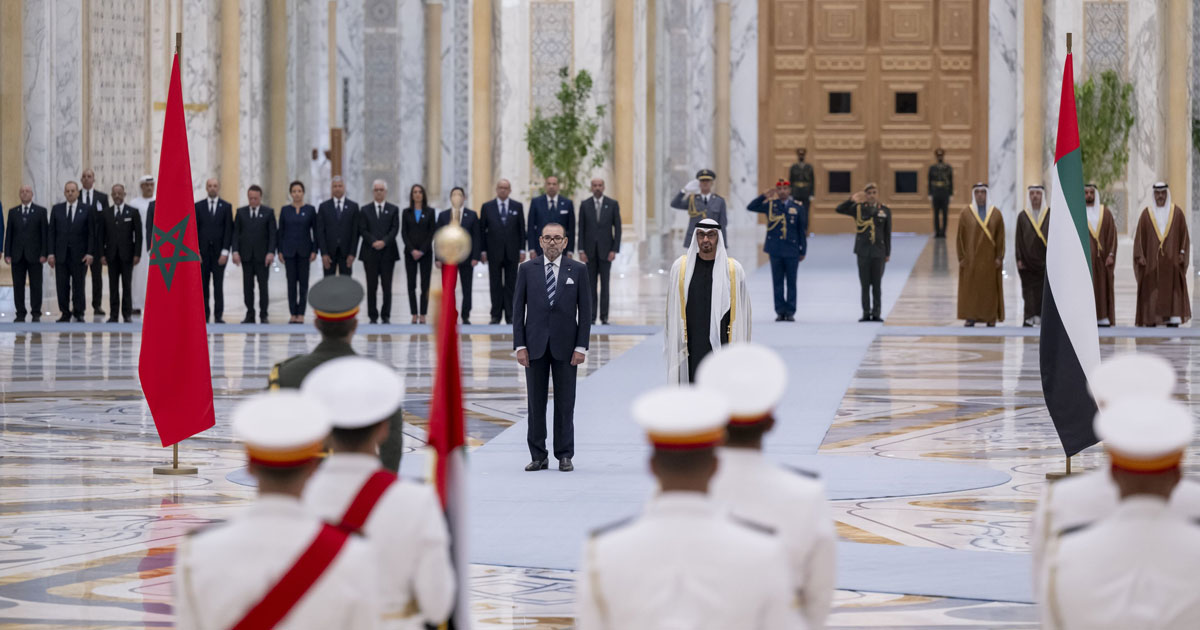 SM le Roi et le Président de l'EEAU signent à Abou Dhabi la Déclaration "Vers un partenariat novateur, renouvelé et enraciné entre le Royaume du Maroc et l’Etat des Emirats Arabes Unis"