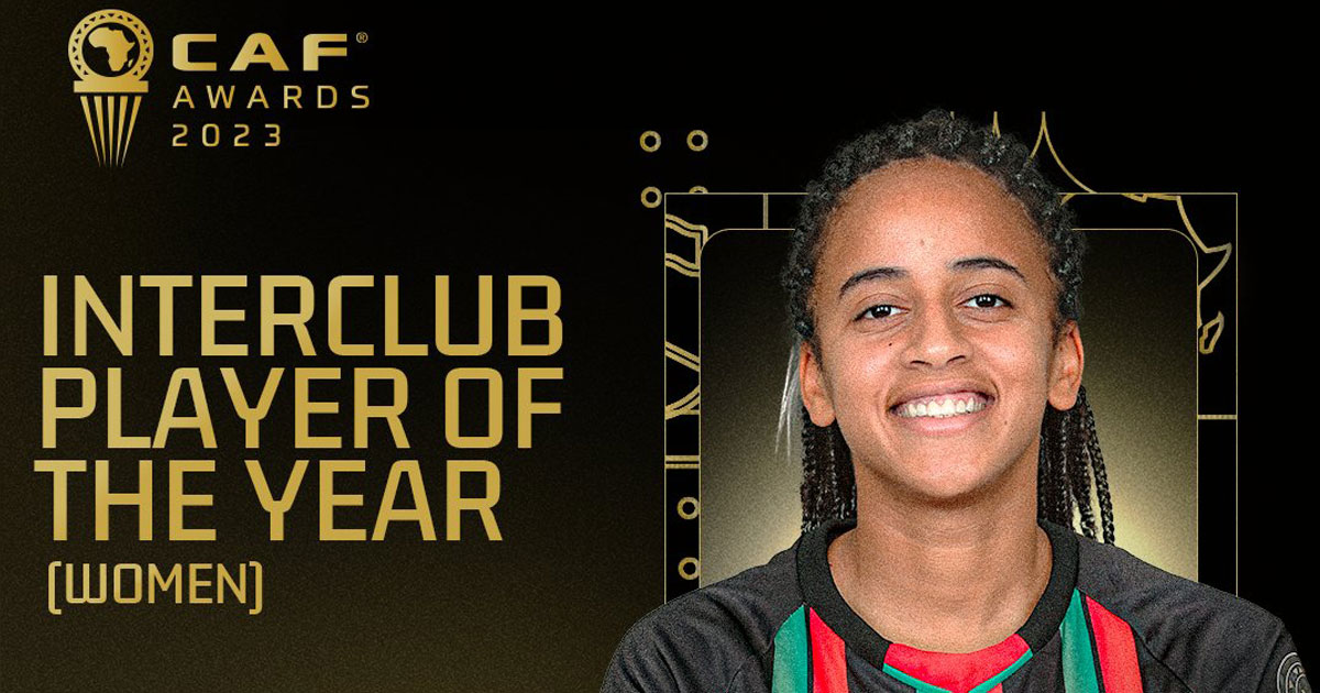 CAF Awards 2023: Fatima Tagnaout "meilleure joueuse inter-clubs" en Afrique