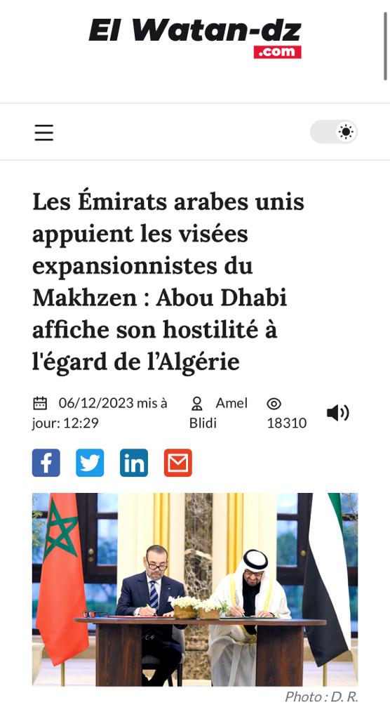 Les médias algériens attaquent le roi Mohammed VI
