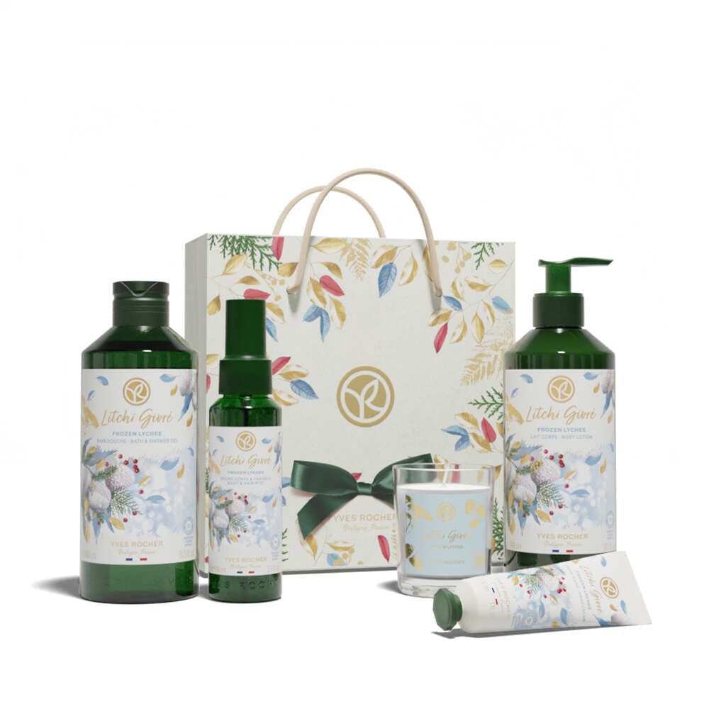 coffret litchi givre yves rocher