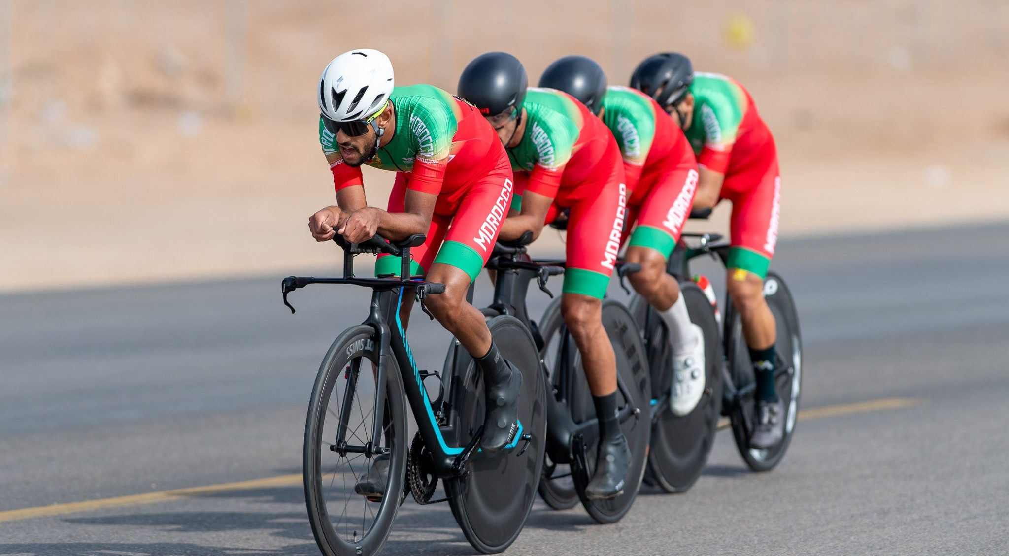 equipe maroc cyclisme arabe