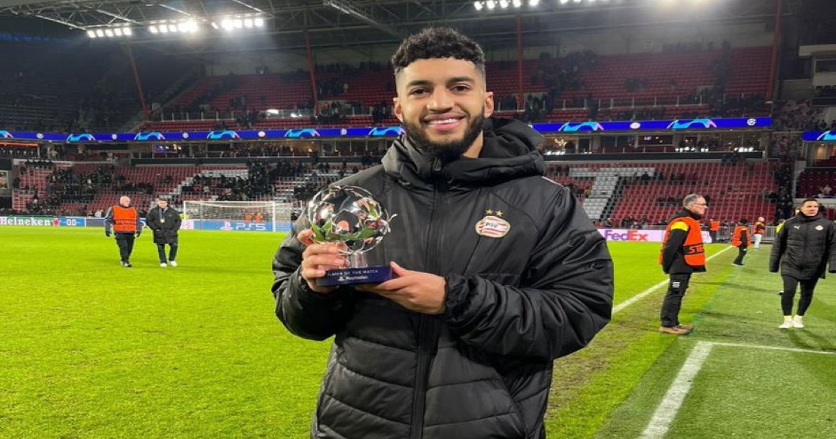 Ismael Saibari sacré homme du match face à Arsenal en Ligue des champions.
