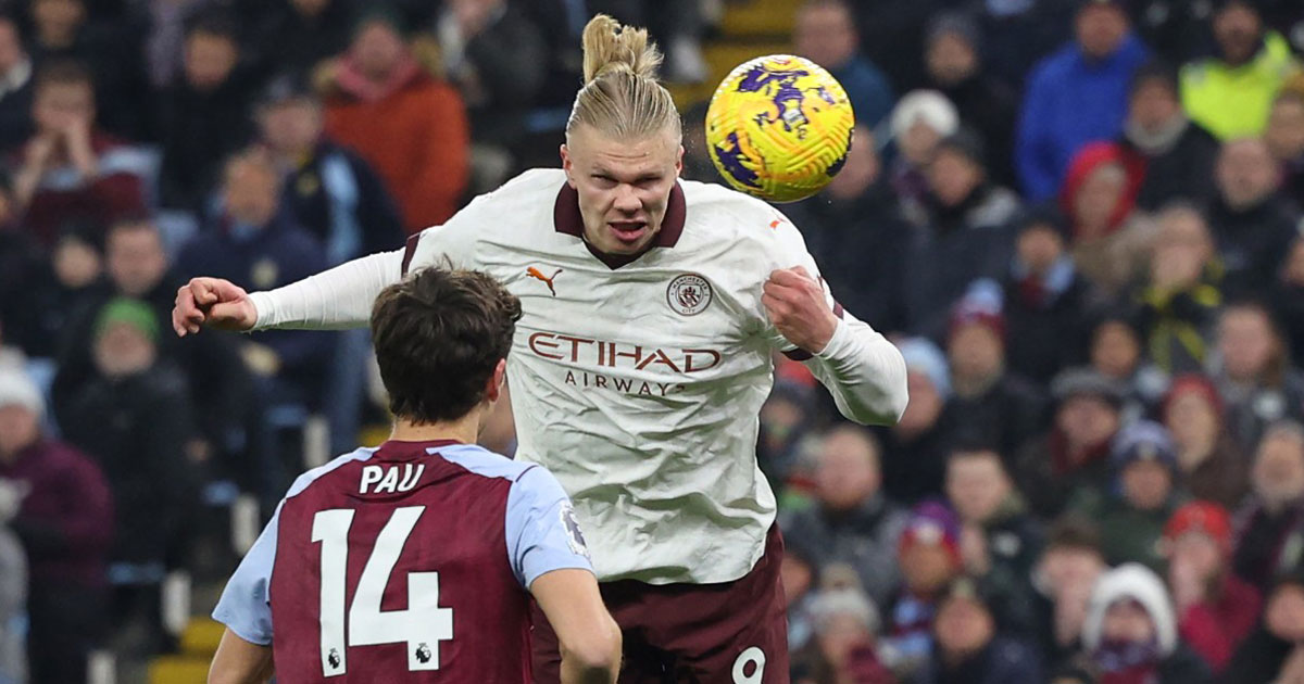 Angleterre: Haaland, touché à un pied, forfait avec Manchester City contre Luton