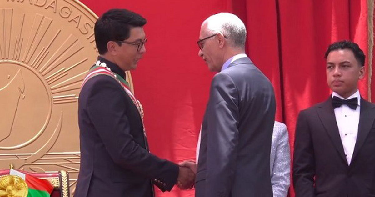 El Alami transmet les félicitations du Roi Mohammed VI au Président malgache Andry Rajoelina