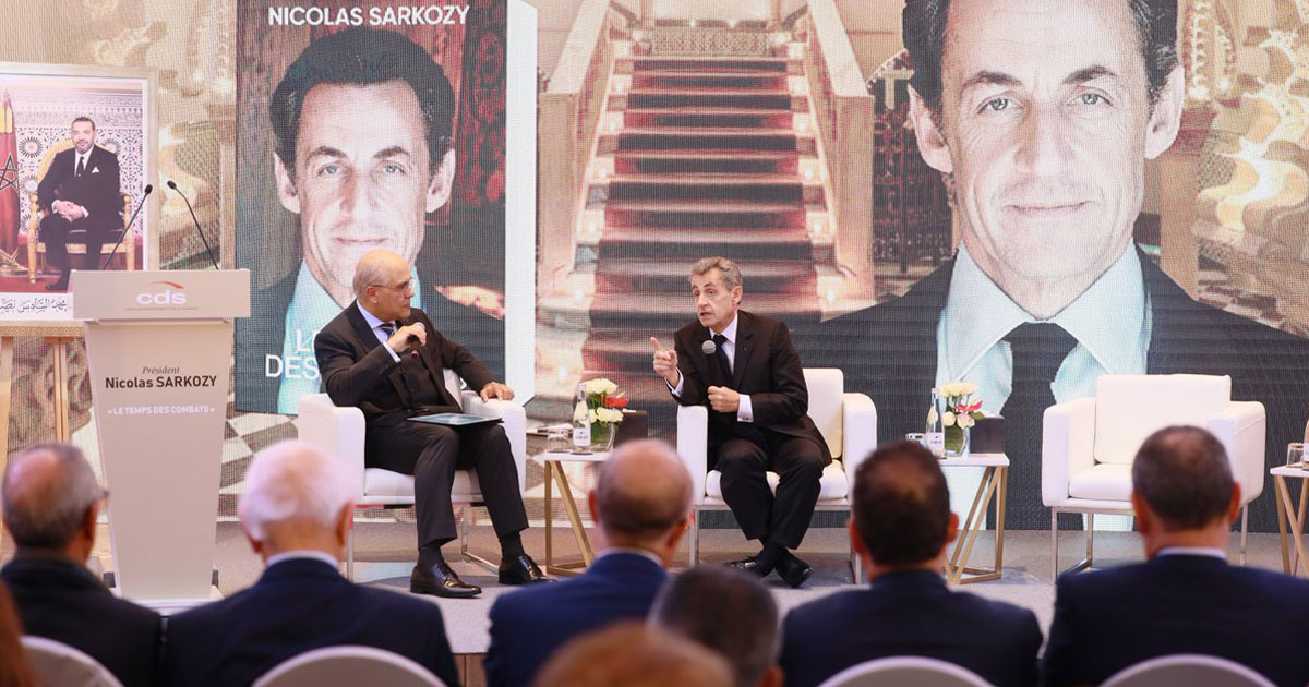 Nicolas Sarkozy : "Il n'existe qu'une seule solution crédible au différend autour du Sahara, celle proposée par le Maroc"