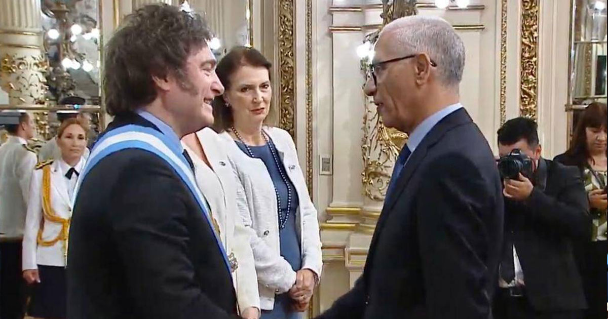 Rachid Talbi El Alami représente SM le Roi à la cérémonie d'investiture du nouveau président argentin