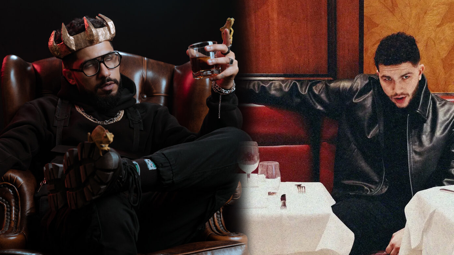 L'algérien TIF et le rappeur marocain ElGrandeToto.