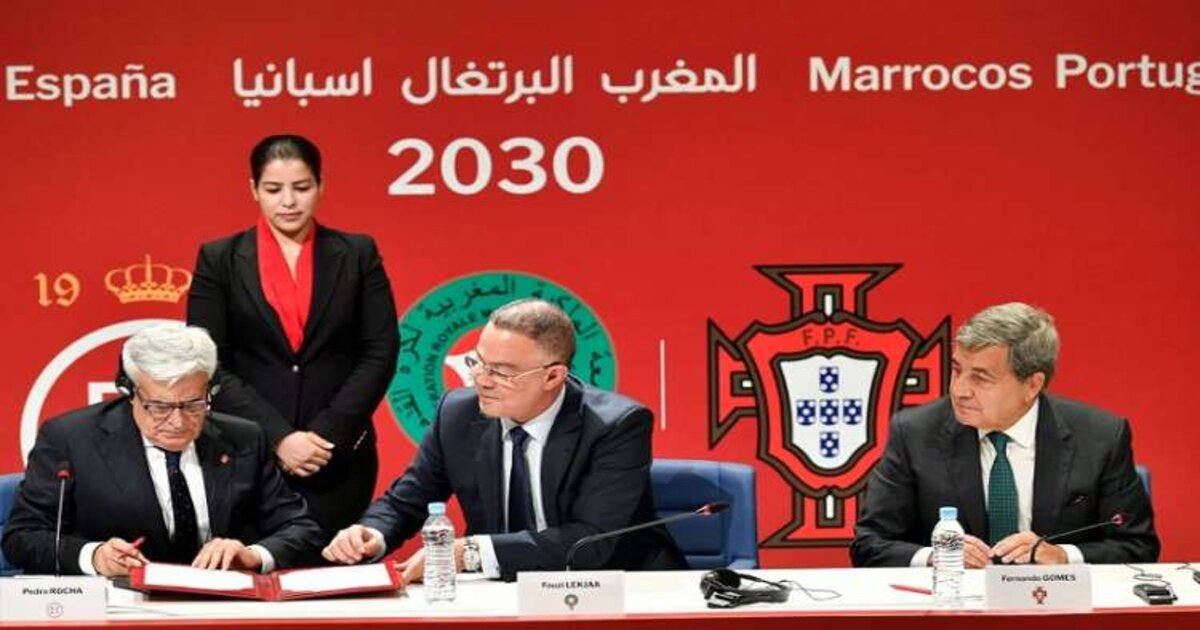 La Coupe du monde 2030 sera organisée par le Maroc, l'Espagne et le Portugal.