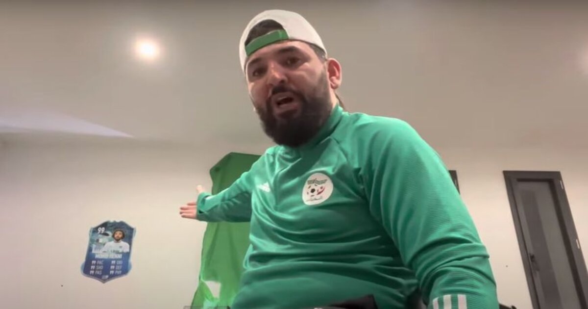 Mohamed Henni, youtubeur algérien installé en France.