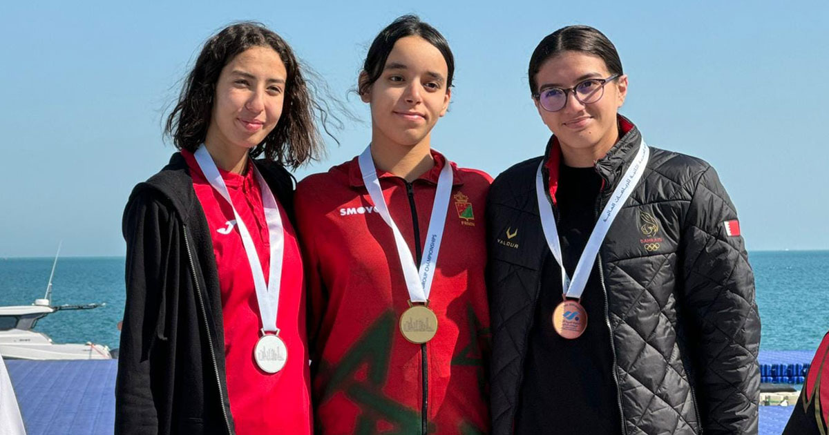 Championnat arabe de natation Juniors (4è journée): Déjà 17 médailles pour le Maroc