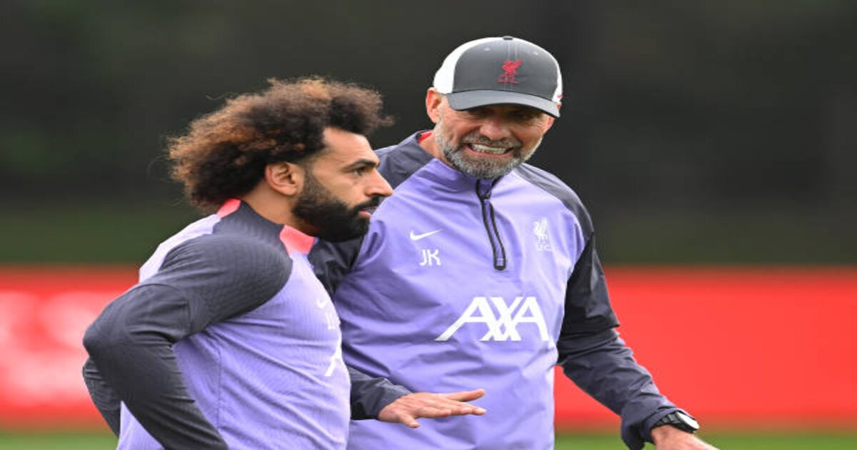 Jurgen Klopp et Mohamed Salah. ©DR
