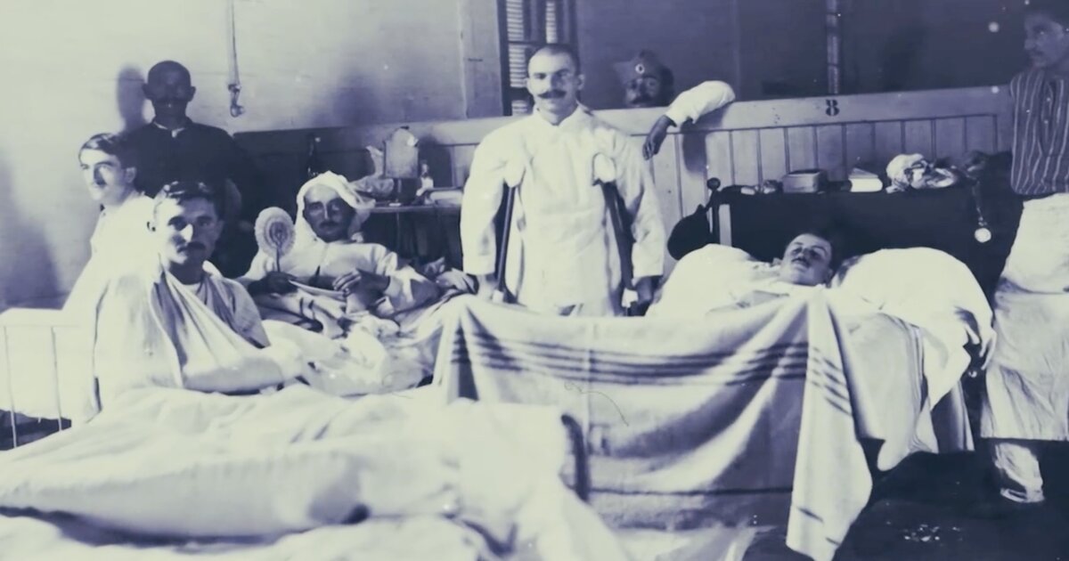 Soldats serbes blessés, pris en charge dans un hôpital marocain. ©Capture d'écran.