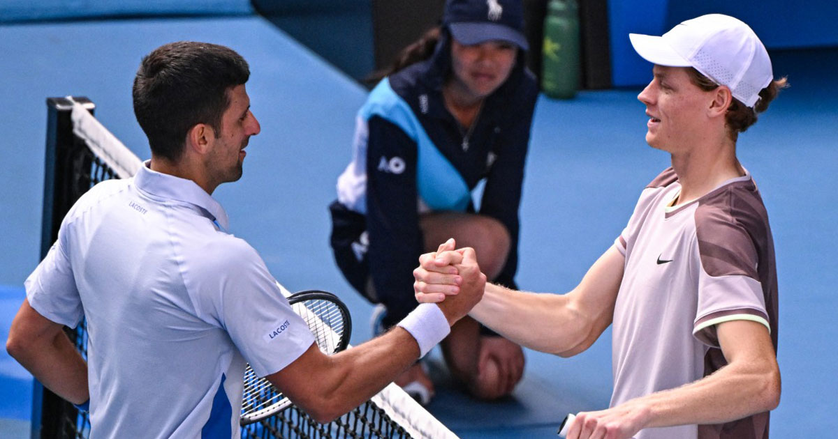 open d australie novak djokovic deboulonne par jannik sinner
